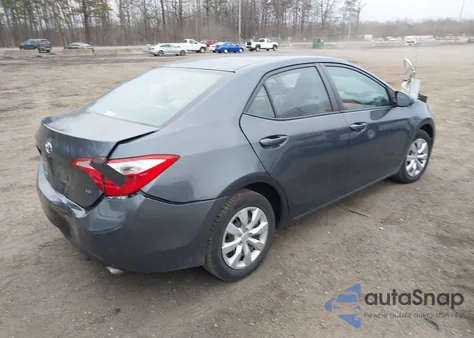 2016 Toyota Corolla Le from USA, damaged, VIN 2T1BURHEXGC511460
